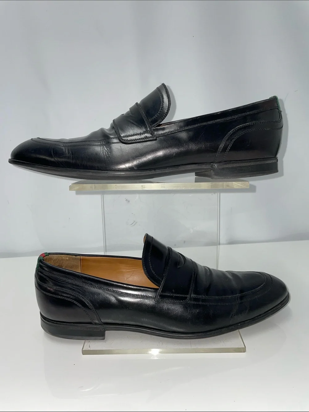 Gucci black leather